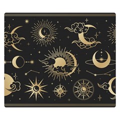 Asian-set-with-clouds-moon-sun-stars-vector-collection-oriental-chinese-japanese-korean-style Double Sided Flano Blanket (small)  by Vaneshart