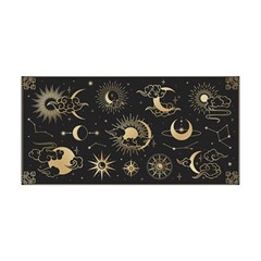 Asian-set-with-clouds-moon-sun-stars-vector-collection-oriental-chinese-japanese-korean-style Yoga Headband by Vaneshart