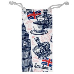 London-seamless-pattern Jewelry Bag by Vaneshart