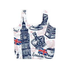 London-seamless-pattern Full Print Recycle Bag (s) by Vaneshart