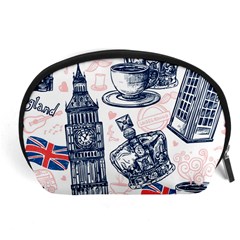 London-seamless-pattern Accessory Pouch (large) by Vaneshart