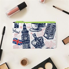 London-seamless-pattern Cosmetic Bag (xs) by Vaneshart