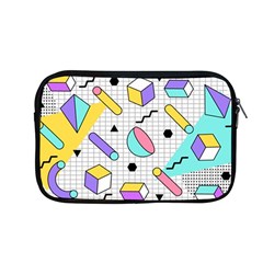 Tridimensional-pastel-shapes-background-memphis-style Apple Macbook Pro 13  Zipper Case by Vaneshart