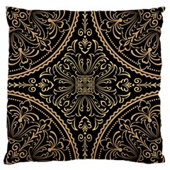 Zentangle-styled-ornament-pattern Large Cushion Case (one Side) by Vaneshart