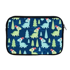 Cute-dinosaurs-animal-seamless-pattern-doodle-dino-winter-theme Apple Macbook Pro 17  Zipper Case by Vaneshart