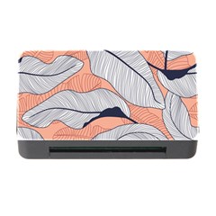 Floral-seamless-pattern-with-leaves-tropical-background Memory Card Reader With Cf by Vaneshart