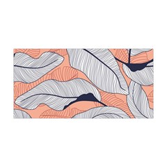 Floral-seamless-pattern-with-leaves-tropical-background Yoga Headband by Vaneshart