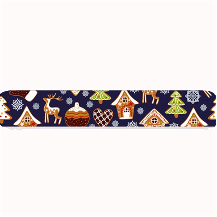 Winter-seamless-patterns-with-gingerbread-cookies-holiday-background Small Bar Mats