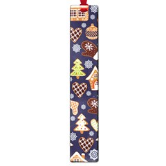 Winter-seamless-patterns-with-gingerbread-cookies-holiday-background Large Book Marks by Vaneshart