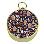 Winter-seamless-patterns-with-gingerbread-cookies-holiday-background Gold Compasses Front