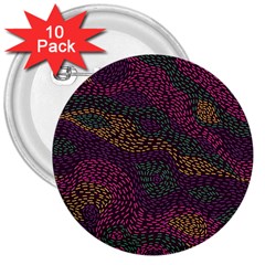 Colorful-abstract-seamless-pattern 3  Buttons (10 Pack)  by Vaneshart