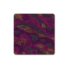 Colorful-abstract-seamless-pattern Square Magnet by Vaneshart