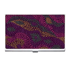 Colorful-abstract-seamless-pattern Business Card Holder