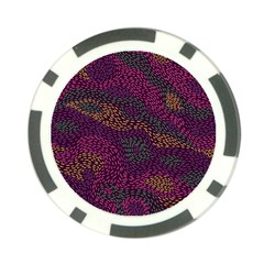 Colorful-abstract-seamless-pattern Poker Chip Card Guard by Vaneshart