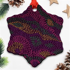 Colorful-abstract-seamless-pattern Ornament (snowflake)