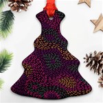 Colorful-abstract-seamless-pattern Christmas Tree Ornament (Two Sides) Front