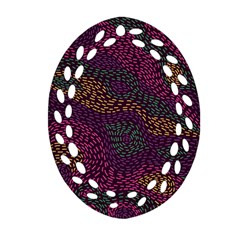 Colorful-abstract-seamless-pattern Ornament (oval Filigree)