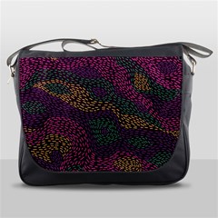 Colorful-abstract-seamless-pattern Messenger Bag by Vaneshart