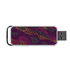 Colorful-abstract-seamless-pattern Portable Usb Flash (one Side) by Vaneshart