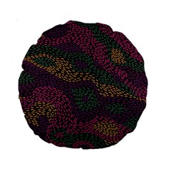 Colorful-abstract-seamless-pattern Standard 15  Premium Round Cushions