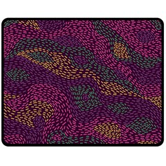 Colorful-abstract-seamless-pattern Double Sided Fleece Blanket (medium)  by Vaneshart