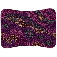 Colorful-abstract-seamless-pattern Velour Seat Head Rest Cushion by Vaneshart