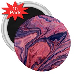 Abstract-colorful-painting-background-closeup 3  Magnets (10 pack) 