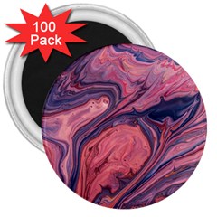 Abstract-colorful-painting-background-closeup 3  Magnets (100 pack)