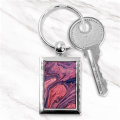 Abstract-colorful-painting-background-closeup Key Chain (Rectangle)