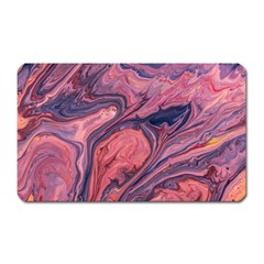 Abstract-colorful-painting-background-closeup Magnet (Rectangular)