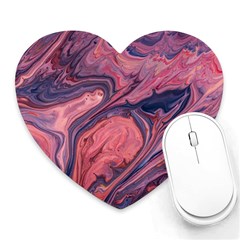 Abstract-colorful-painting-background-closeup Heart Mousepads