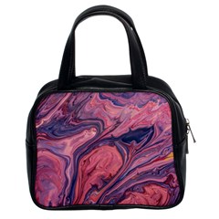 Abstract-colorful-painting-background-closeup Classic Handbag (two Sides) by Vaneshart