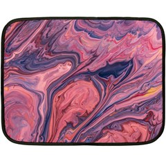 Abstract-colorful-painting-background-closeup Fleece Blanket (Mini)