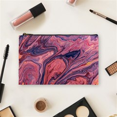 Abstract-colorful-painting-background-closeup Cosmetic Bag (Medium)