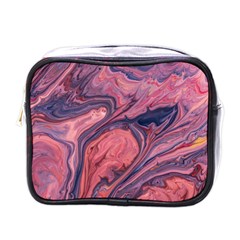 Abstract-colorful-painting-background-closeup Mini Toiletries Bag (One Side)