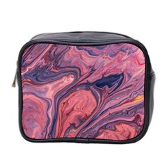 Abstract-colorful-painting-background-closeup Mini Toiletries Bag (Two Sides)