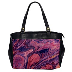 Abstract-colorful-painting-background-closeup Oversize Office Handbag