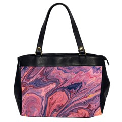 Abstract-colorful-painting-background-closeup Oversize Office Handbag (2 Sides)