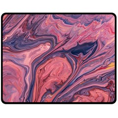 Abstract-colorful-painting-background-closeup Fleece Blanket (Medium) 