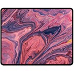 Abstract-colorful-painting-background-closeup Fleece Blanket (Medium)  60 x50  Blanket Front