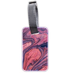 Abstract-colorful-painting-background-closeup Luggage Tag (two sides)