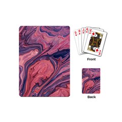 Abstract-colorful-painting-background-closeup Playing Cards Single Design (Mini)