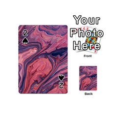 Abstract-colorful-painting-background-closeup Playing Cards 54 Designs (Mini)