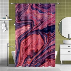 Abstract-colorful-painting-background-closeup Shower Curtain 48  x 72  (Small) 