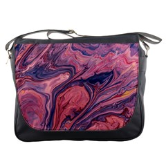 Abstract-colorful-painting-background-closeup Messenger Bag