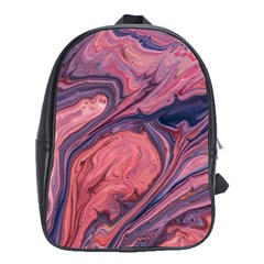 Abstract-colorful-painting-background-closeup School Bag (XL)