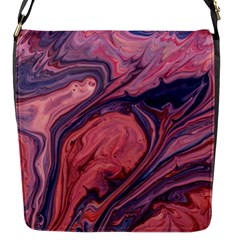 Abstract-colorful-painting-background-closeup Flap Closure Messenger Bag (S)