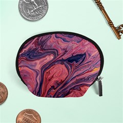 Abstract-colorful-painting-background-closeup Accessory Pouch (Small)