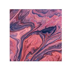 Abstract-colorful-painting-background-closeup Small Satin Scarf (Square)