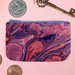 Abstract-colorful-painting-background-closeup Large Coin Purse